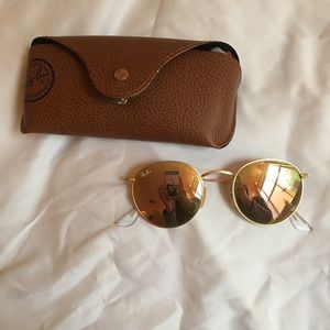 Light pink tinted authentic Ray- Rans